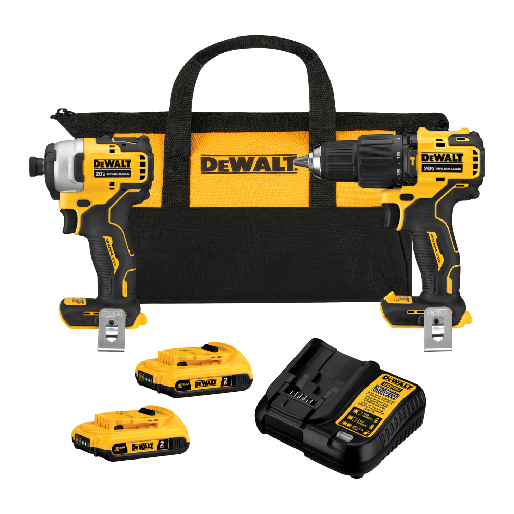 Conjunto parafusadeira / furadeira e parafusadeira com impacto, 20 V, DCK279D2-BR, DEWALT