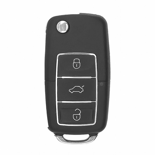 Chave Canivete Remota Universal KeyDIY KD | 3 Botões | Tipo Volkswagen B01-3