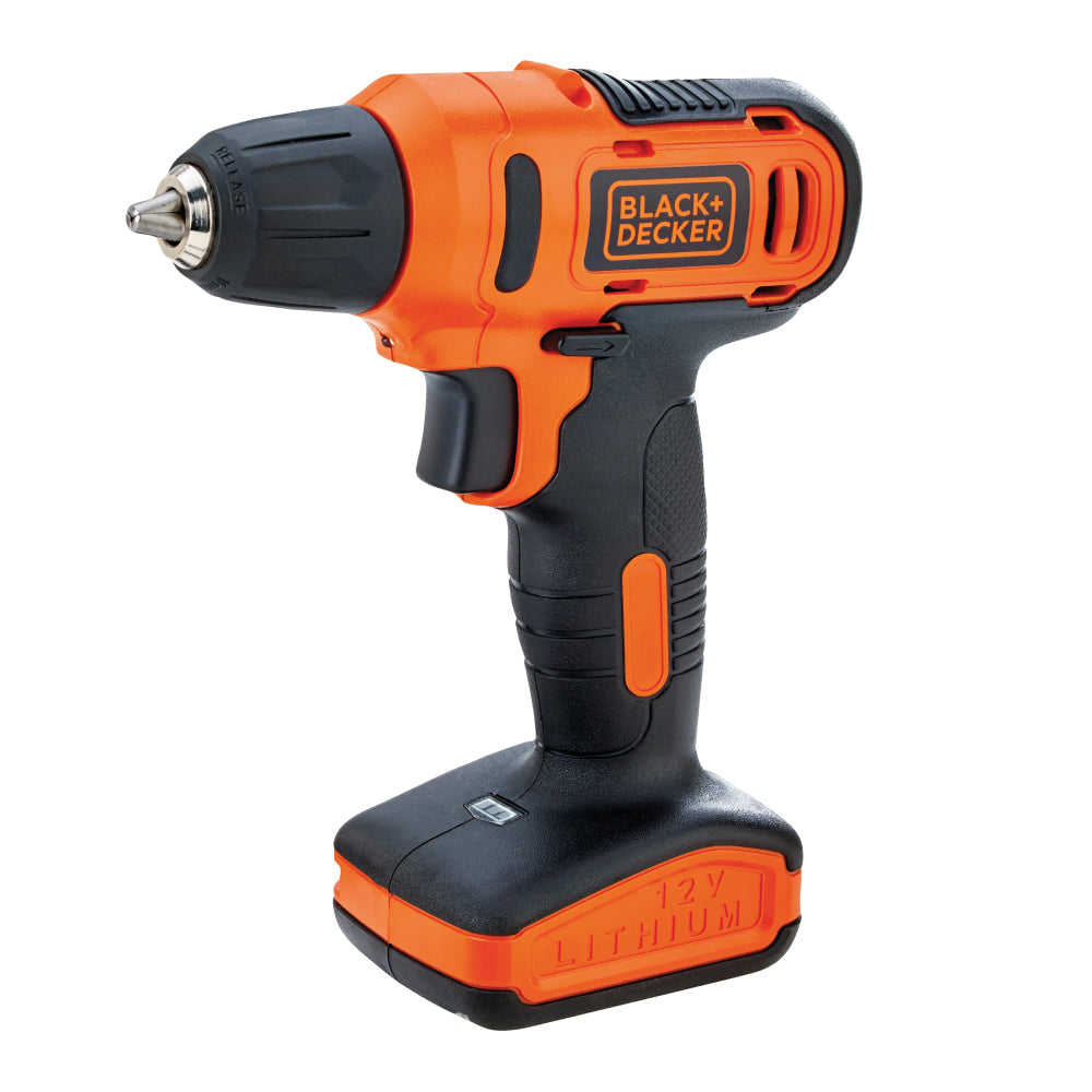 Parafusadeira/furadeira 3/8", a bateria 12 V, 0 - 900/min (rpm), carregador bivolt, LC12SC-BR BLACK+DECKER